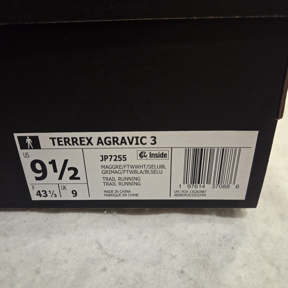 Adidas Terrex Agravic 3 Trail Running Shoes Men\'s Size 9.5 Grey main image 9